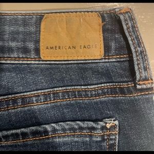 American Eagle Super Stretch Distressed